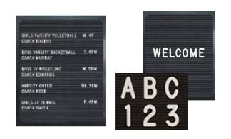 Plastic Letterboard Panels